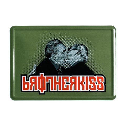Tin Postcard »Brotherkiss«