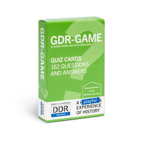 GDR-Game – quiz cards with 162 questions (ENG)