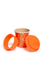 Coffee-to-go-Becher »DDR-Retro-Design«|rot