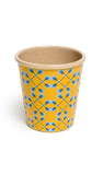 Coffee-to-go-Becher »DDR-Retro-Design«|gelb