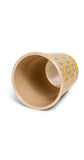 Coffee-to-go-Becher »DDR-Retro-Design«|gelb