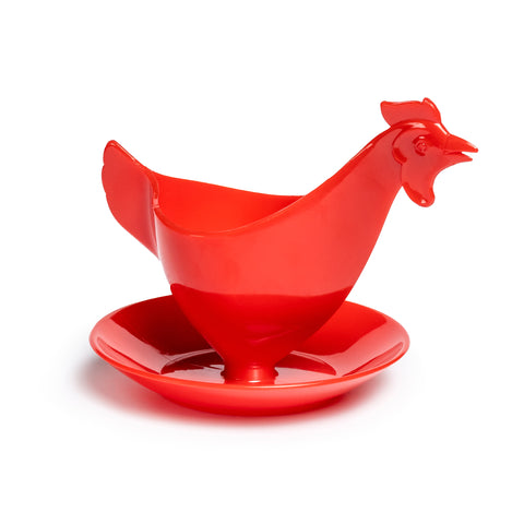 Egg cup »Hen« | Red