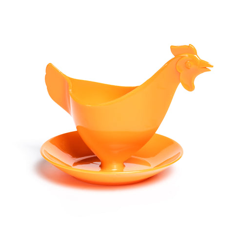 Eierbecher »Huhn« orangefarben
