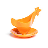 Eierbecher »Huhn« orangefarben