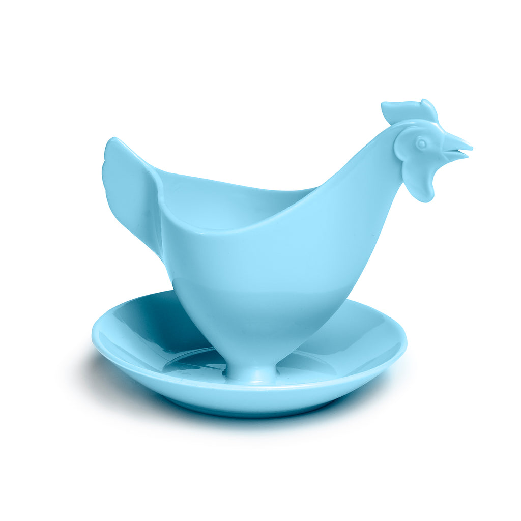 Eierbecher »Huhn« hellblau