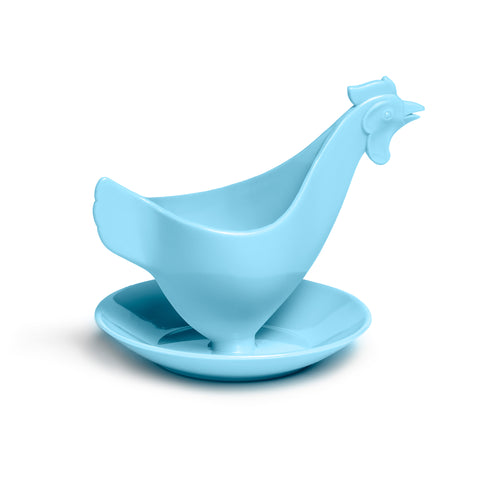 Eierbecher »Huhn« hellblau