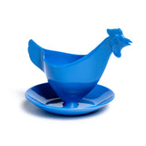 Eierbecher »Huhn« blau