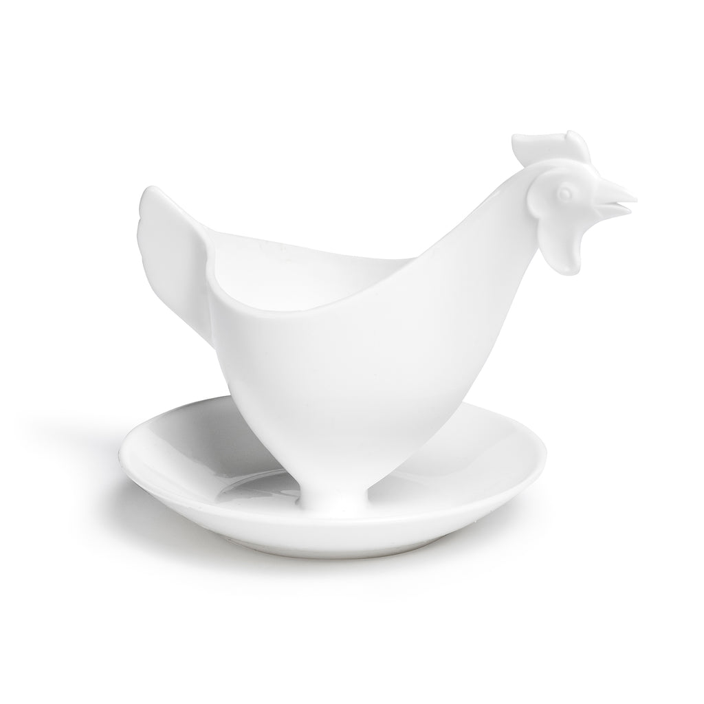 Eierbecher »Huhn« weiss