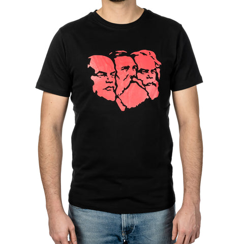 T-Shirt »Marx – Engels – Lenin« | schwarz