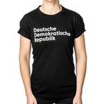 T-Shirt »Deutsche Demokratische Republik« | schwarz