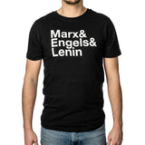 T-Shirt »Marx & Engels & Lenin« | schwarz