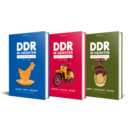 Trilogie »DDR In Objekten« Band 1 bis 3